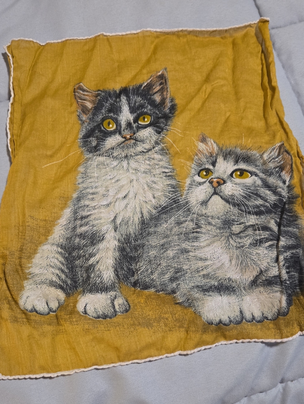 Cat Print handkerchief